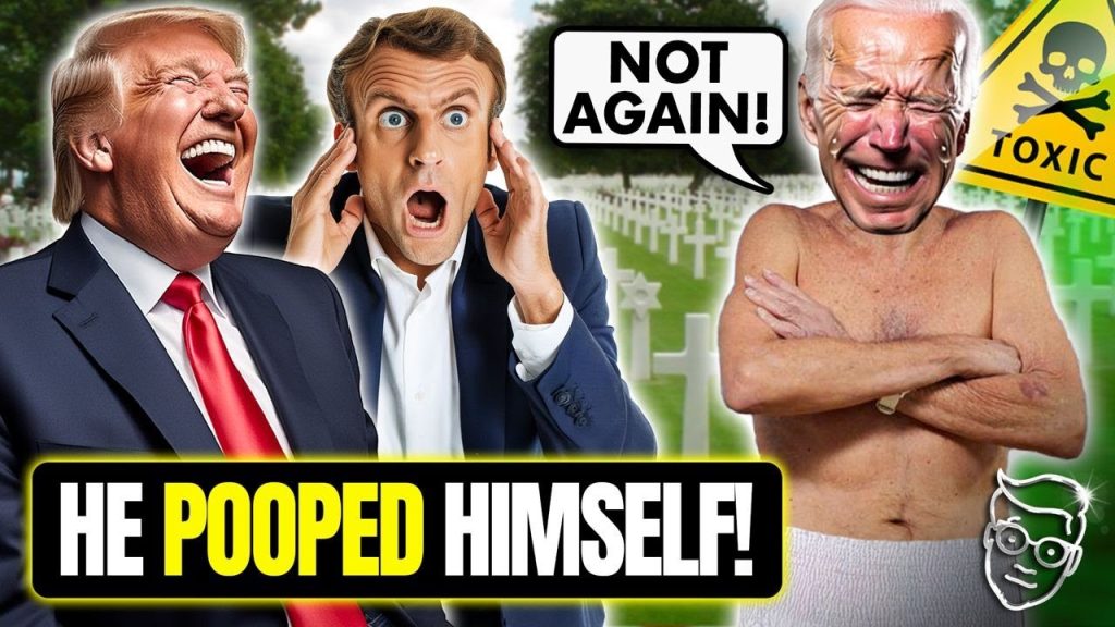 SHOCK: Biden POOPS Pants On Stage At D-DAY Ceremony!? Jill DRAGS Joe Awkwardly Away as World Cringes