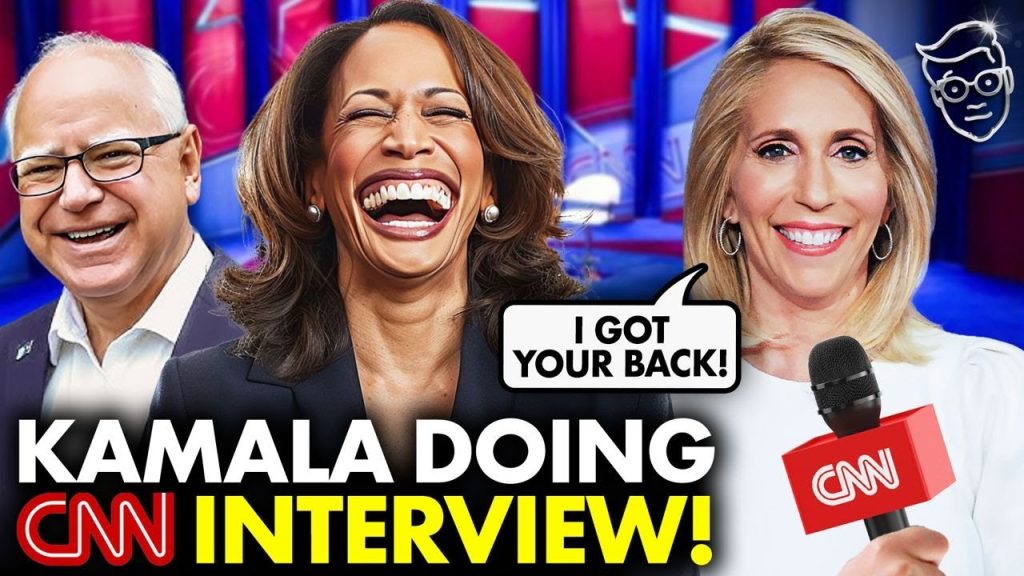 PANICKED Kamala Emerges for FIRST Interview Since Coup| Internet ROASTS ‘Emotional Support VP’ Stunt